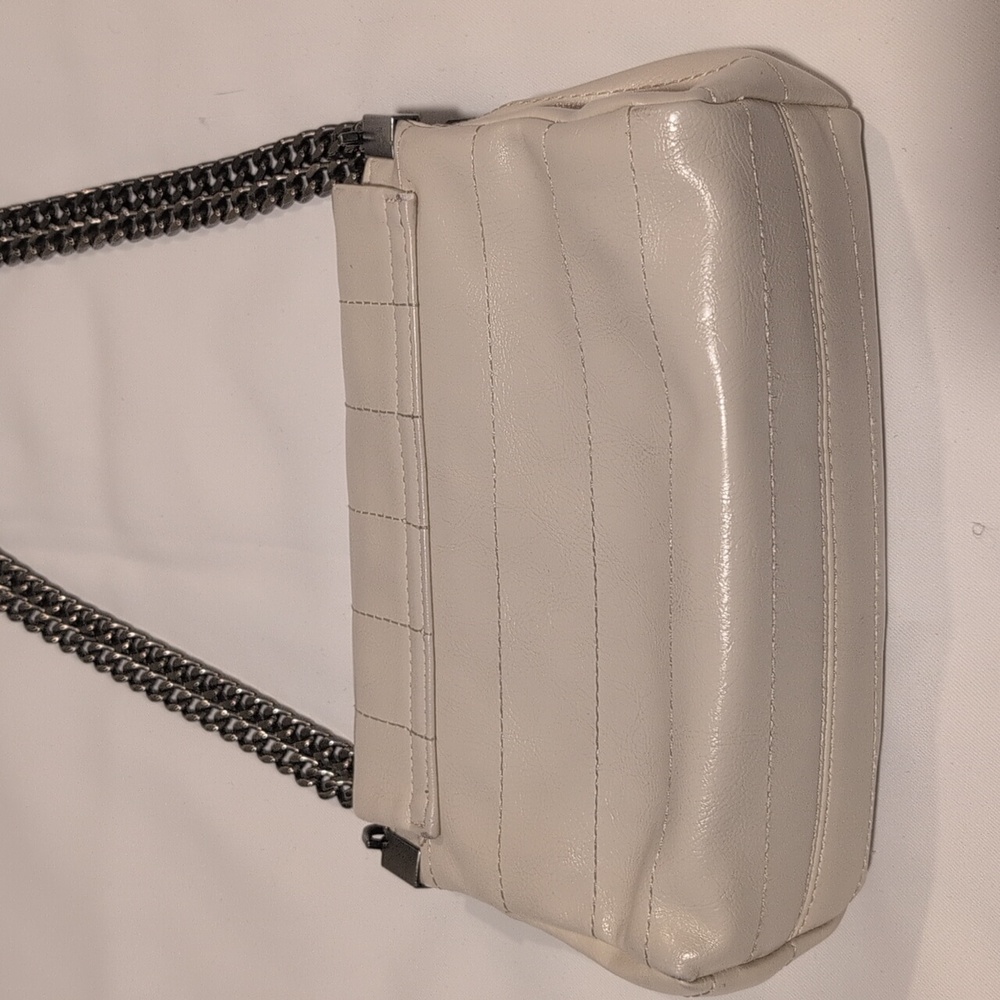Zara Elegant Cream Chain Strap Women's Bag - Picture 9 of 10